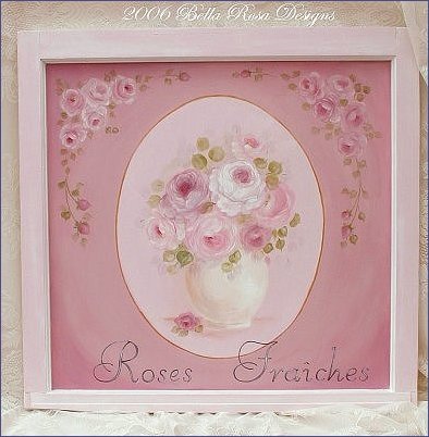 Stunning French Roses Window